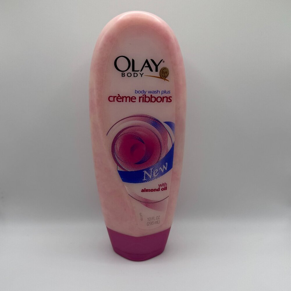 Olay Body Wash Plus Crème Ribbons Almond Oil 10 oz